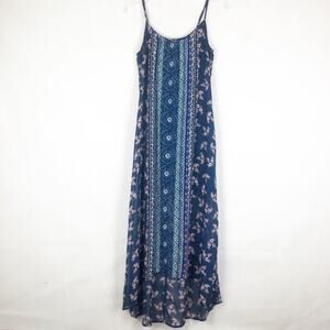 As U Wish High-Low Floral Sleeveless Maxi Dress Size M